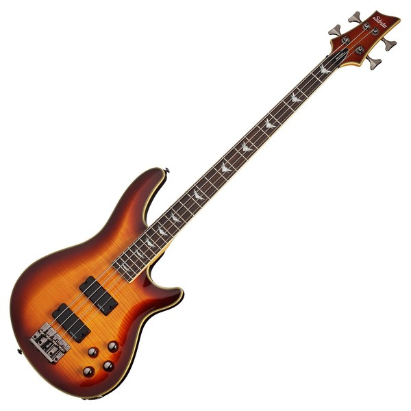 Schecter Omen Extreme-4 Bass Guitar, Vintage Sunburst