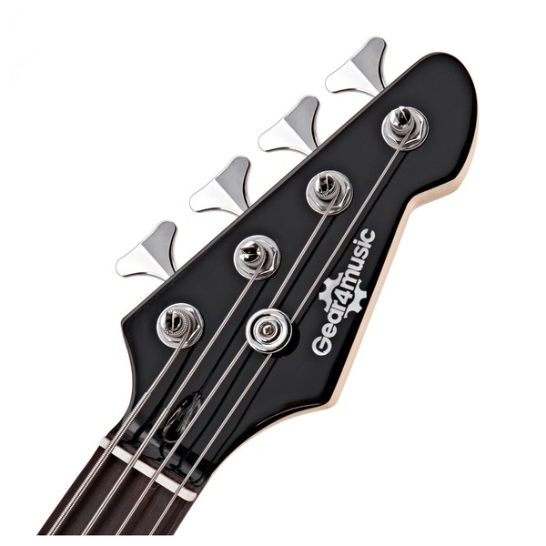 Seattle Short Scale Bass Guitar by Gear4music, Black