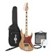 Milwaukee Bass Guitar + Amp Pack, Natural