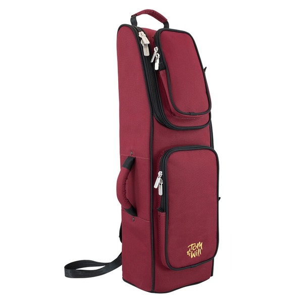 Tom and Will 36BA Bassoon Gig Bag, Burgundy and Black Trim