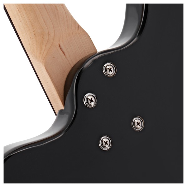 Seattle Short Scale Bass Guitar by Gear4music, Black