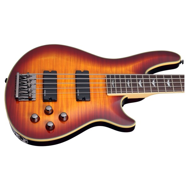 Schecter Omen Extreme-5 Bass Guitar, Sunburst