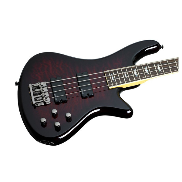 Schecter Stiletto Extreme-4 Bass Guitar, Cherry