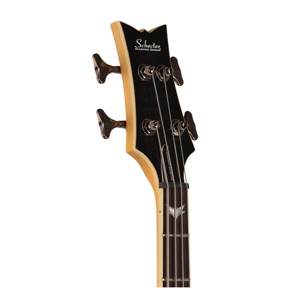 Schecter Stiletto Extreme-4 Bass Guitar, See-Thru Black at Gear4music Schecter Stiletto Extreme-4 Bass Guitar, See-Thru Black at Gear4music