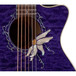 Luna Flora Passionflower Electro Acoustic Guitar