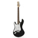 LA Left Handed Electric Guitar by Gear4music, Black