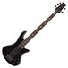 Schecter Stiletto Extreme-5 Bass Guitar, See-Thru Black