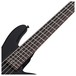 Stiletto Stealth-5 Bass Guitar, Satin Black