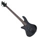 Schecter Stiletto Stealth-4 Left Handed Bass Guitar, Satin Black