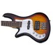 Schecter Stiletto Vintage-4 Left Handed Bass Guitar, Sunburst