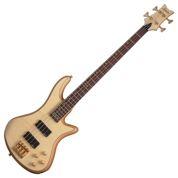 Schecter Stiletto Custom-4 Bass Guitar, Natural