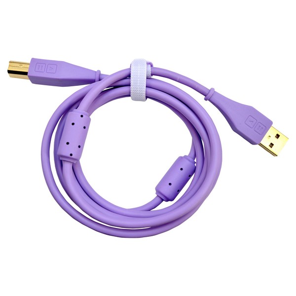 DJ Tech Tools Chroma USB Cable, Purple - Cable