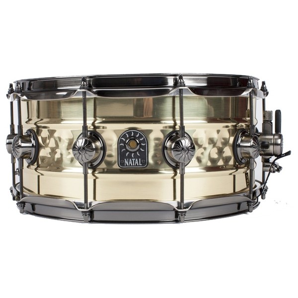 Natal 'Meta Series' Brass Centre Hammered 13x6.5 Snare Drum