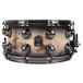 Natal Mappa Burl 13x7 Snare Drum, Brushed Nickel HW, Smoked Gloss