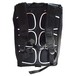 DJ Tech Tools Controller Backpack V2, Black - Rear View