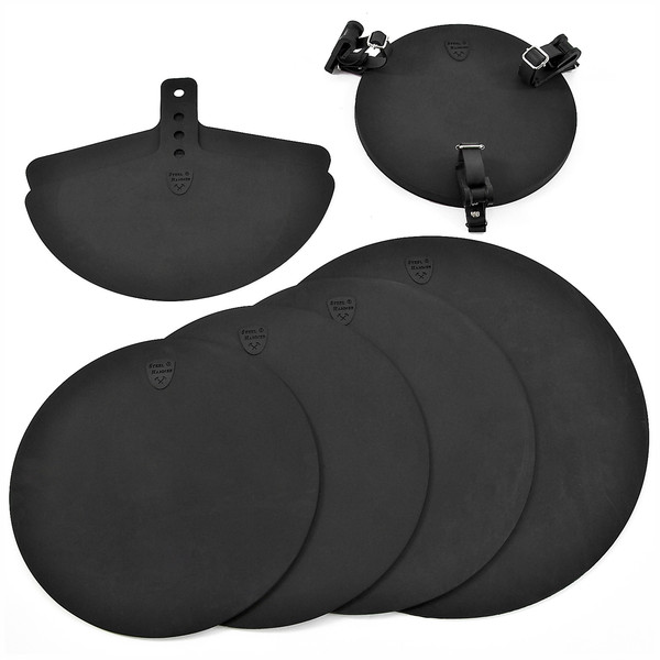 Drum Kit Silencing Pad Set by Gear4music - Rock Sizes