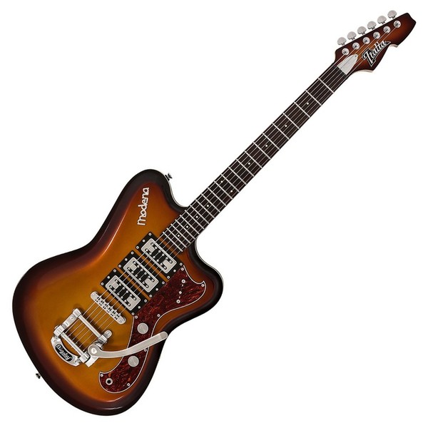 Italia Modena Challenge Electric Guitar, Metallic Gold Burst