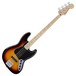 Fender Deluxe Active Jazz Bass Guitar, 3-Tone Sunburst