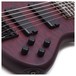 Schecter Stiletto Custom-6 Bass Guitar, Red