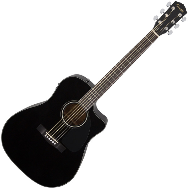 Fender CD-60CE Electro Acoustic Guitar, Black