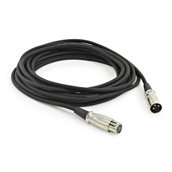 Shure SM58 Dynamic Vocal Mic with Stand and Cable - XLR Cable Closeup