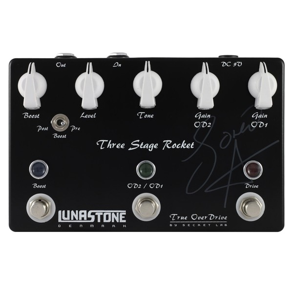 LunaStone Three Stage Rocket TrueOverDrive Pedal