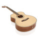 Deluxe Folk Acoustic Guitar by Gear4music, Zebrano