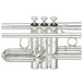 Yamaha YTR8335 Xeno Trumpet, Silver Plate, Valve Block