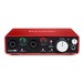 Focusrite Scarlett Studio with LTD sE Reflexion Filter Pro - Interface Front