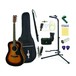 Yamaha F370DW Acoustic Guitar, Sunburst with Accessory Pack