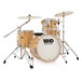 WHD Birch 4 Piece Jazz Complete Drum Kit, Natural