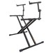 Roland KS-22X Double Braced Keyboard Stand, 2 Tier - Angled