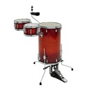 Cocktail Drum Kit by Gear4music, Redburst