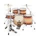 WHD Birch 5 Piece Fusion Complete Drum Kit, Tobacco Burst