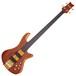 Schecter Stiletto Studio-4 FL Bass Guitar, Honey Satin