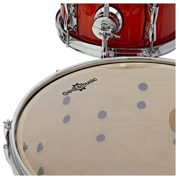 Cocktail Drum Kit by Gear4music, Redburst