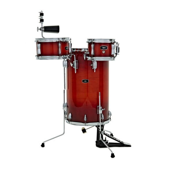 Cocktail Drum Kit by Gear4music, Redburst