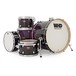 WHD Birch 5 Piece Rock Drum Kit, Purple Fade