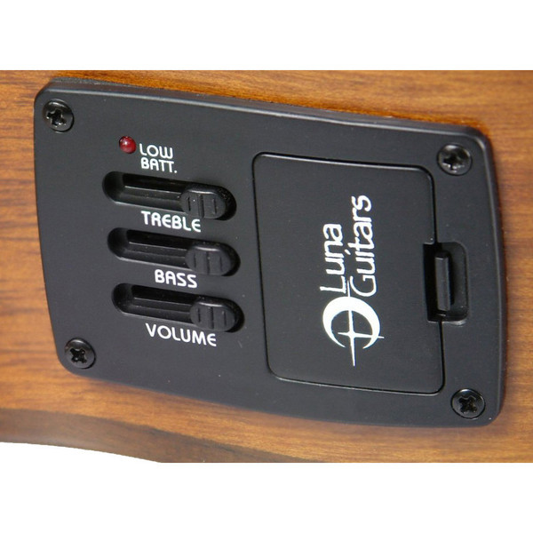 Luna High Tide Tenor Electro Acoustic Ukulele, Ovangkol