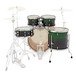 WHD Birch 5 Piece Short American Fusion Shell Pack, Green Fade