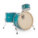 SJC Custom Drums 22 3 Piece Shell Pack Teal Stain