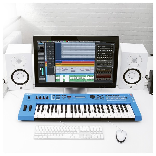 Yamaha MX49 II Music Production Synthesizer, Blue