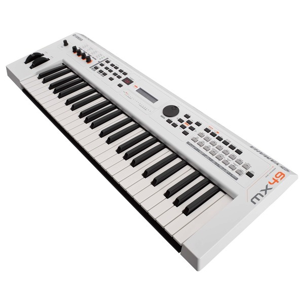DISC Yamaha MX49 II Music Production Synthesizer, White at Gear4music