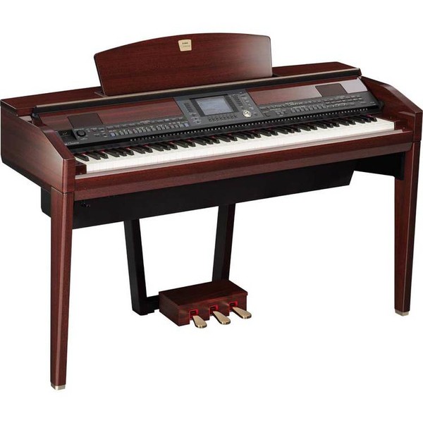 DISC Yamaha Clavinova CVP505, Polished Mahogany at Gear4music