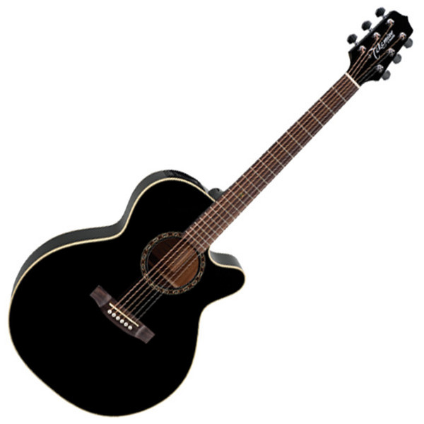 Takamine EG481SCX Electro Acoustic Guitar, Black