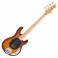 Vintage V96 Reissued 5-String Active Bass, Flamed Tobacco Sunburst
