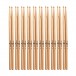 5A Wood Tip Drumstick Bundle, Pack of 10