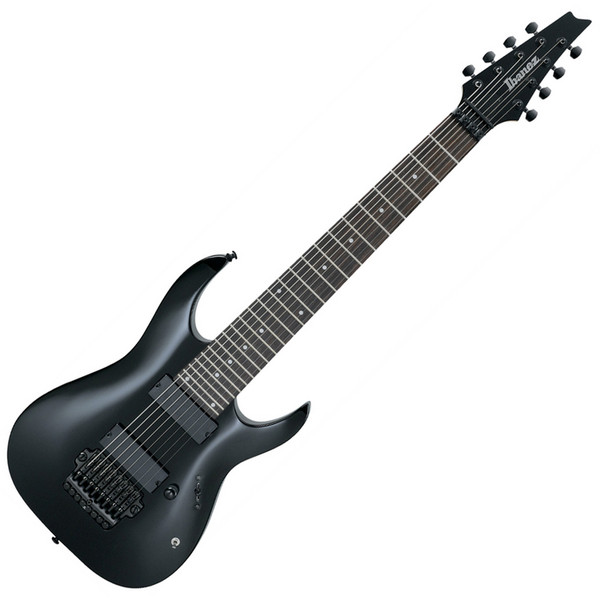 DISC Ibanez RGA8 8-String Electric Guitar, Black