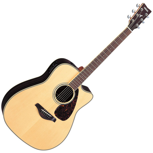 Yamaha FGX730SCA Electro Acoustic Guitar, Natural