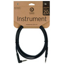 D'Addario Classic Series 1/4" Instrument Cable, Right Angle, 20ft